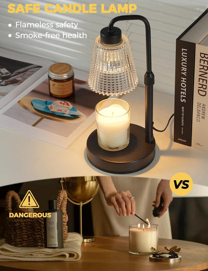 WarmGlow Adjustable Candle Warmer Lamp